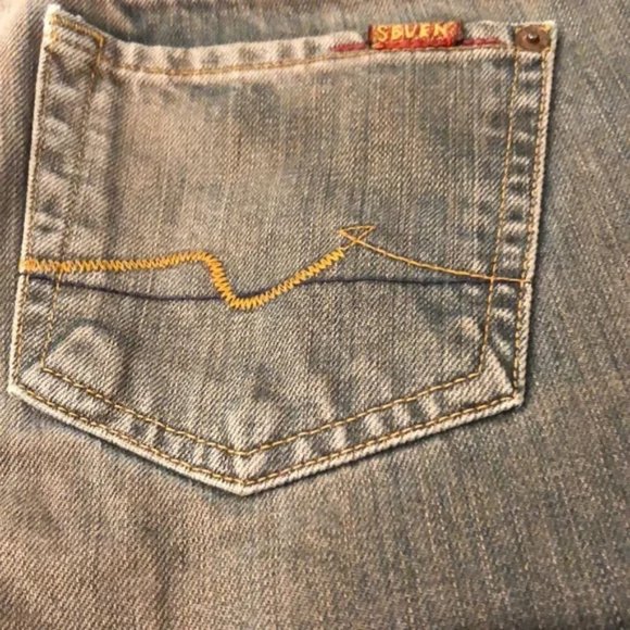 7 For All Mankind Jeans Seven Boot Leg Low Rise Waist Sz 28 #184 - Picture 7 of 7